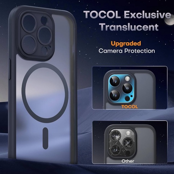 IPhone 15 Pro Case Camera Protection Compatible, 15FT Military Grade Protection - Picture 5 of 5